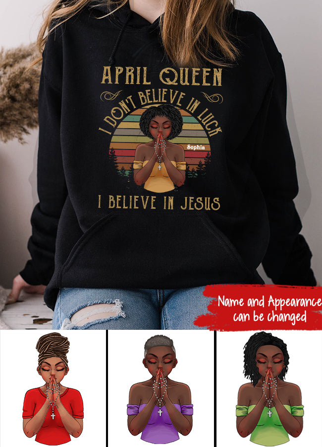 April Birthday Shirt, Custom Birthday Shirt, Queens Born In April, April Birthday Gifts, April shirts for Woman