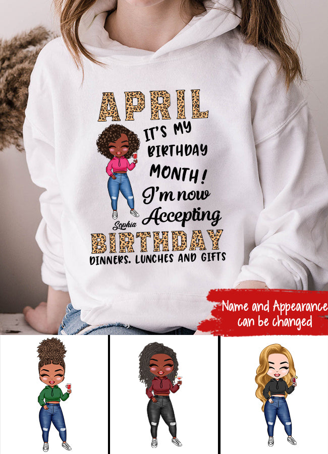 April Birthday Shirt, Custom Birthday Shirt, Queens Born In April, April Birthday Gifts, April shirts for Woman