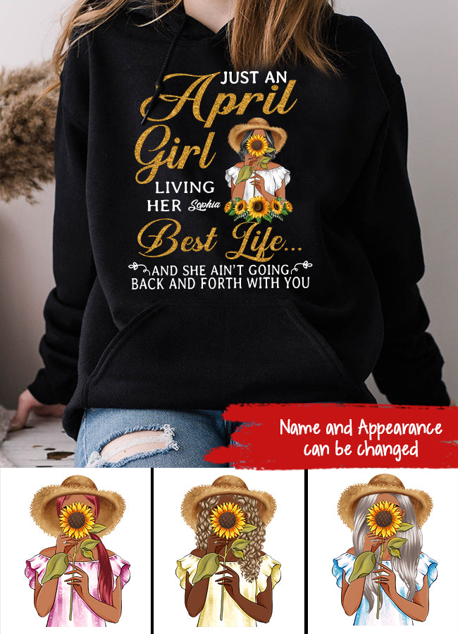 April Birthday Shirt, Custom Birthday Shirt, Queens Born In April, April Birthday Shirts For Woman, April Birthday Gifts