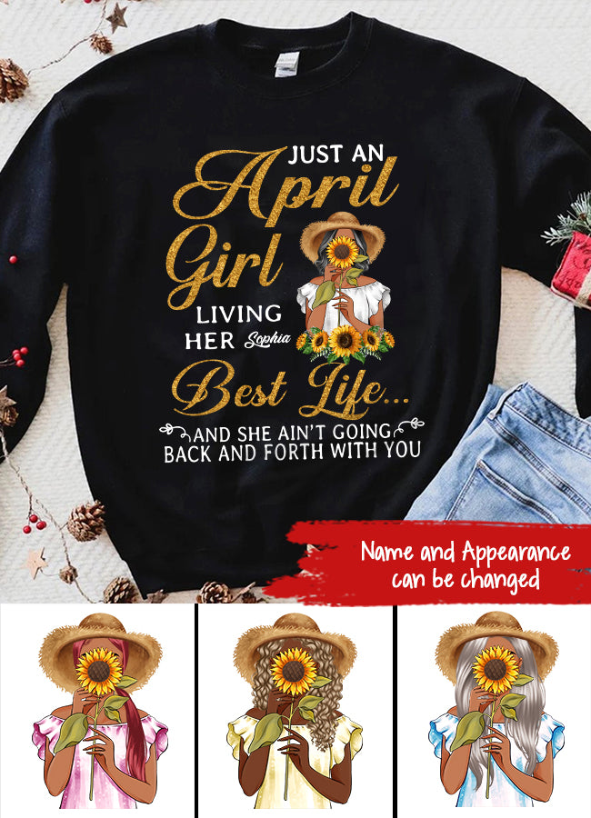 April Birthday Shirt, Custom Birthday Shirt, Queens Born In April, April Birthday Shirts For Woman, April Birthday Gifts