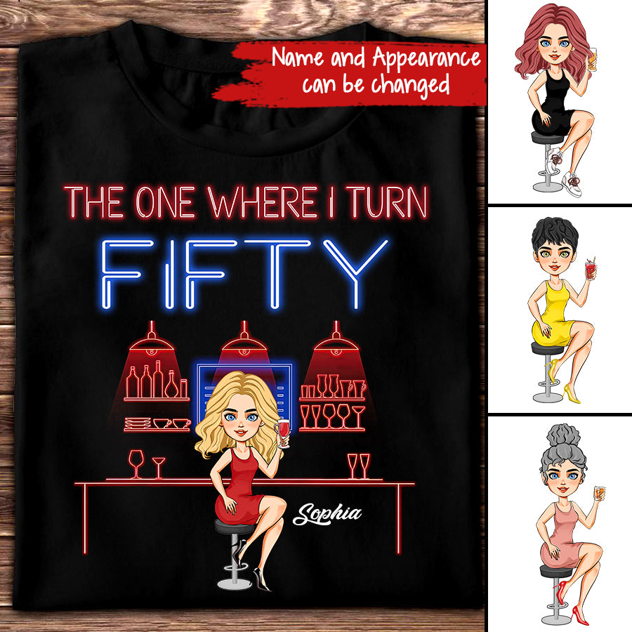 Fiffty Shirt I&#39;m 50 - Vintage 1972 Shirt, 50th Birthday Unique Gifts For Woman, 50th Birthday Ideas, Turning 50 Years Old Cotton Shirt