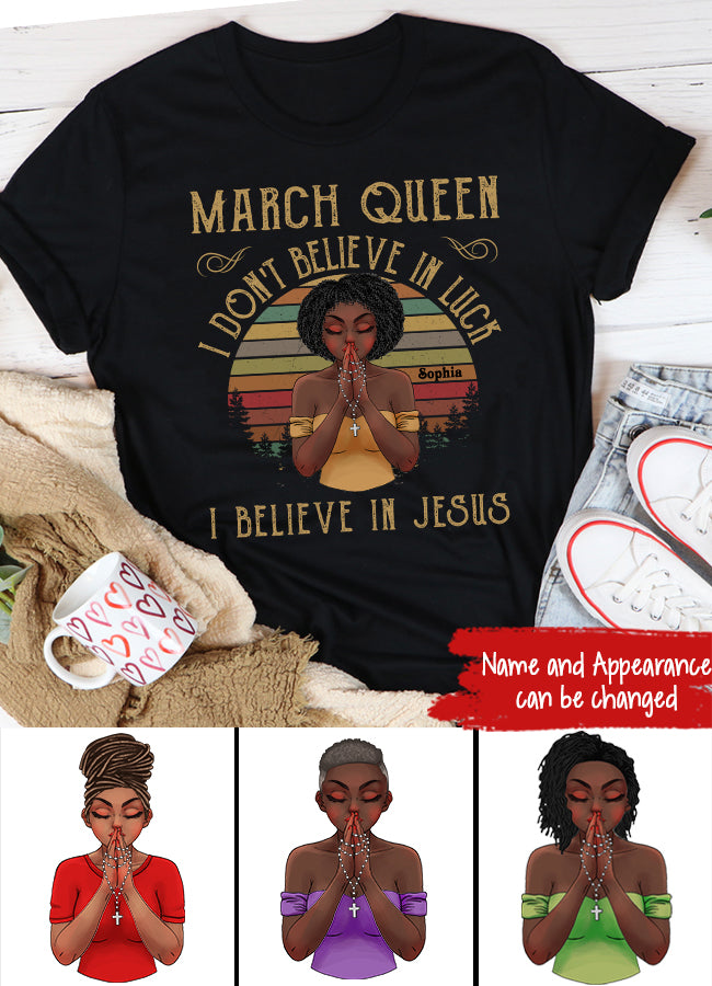 March Birthday Shirt, Custom Birthday Shirt, Queens Born In March, March Birthday Gifts, March shirts for Woman
