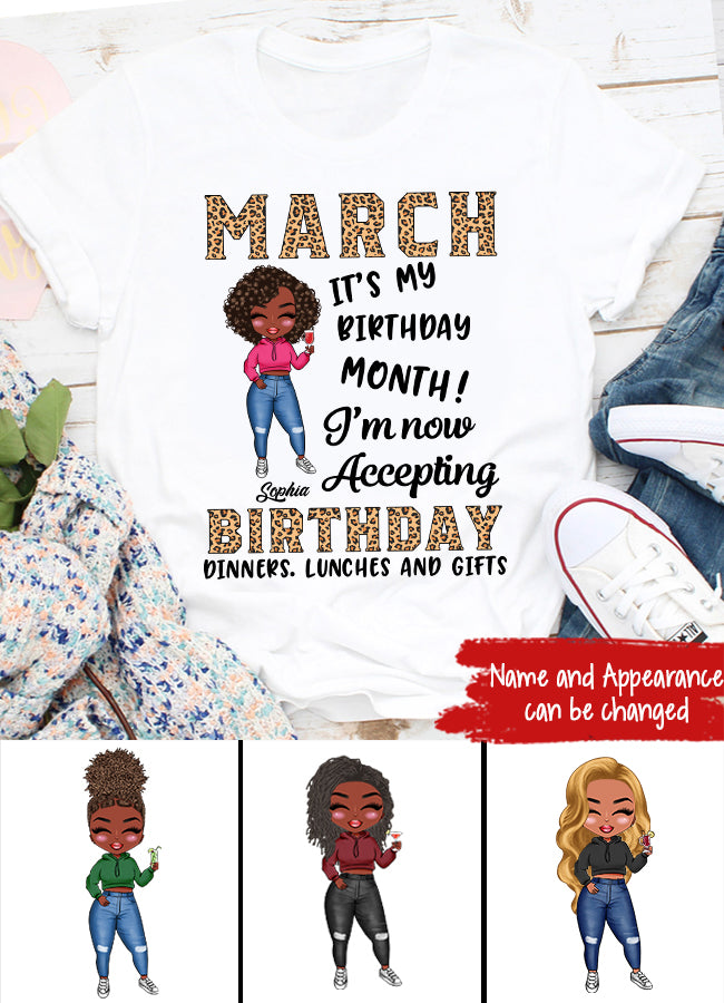 March Birthday Shirt, Custom Birthday Shirt, Queens Born In March, March Birthday Gifts, March shirts for Woman