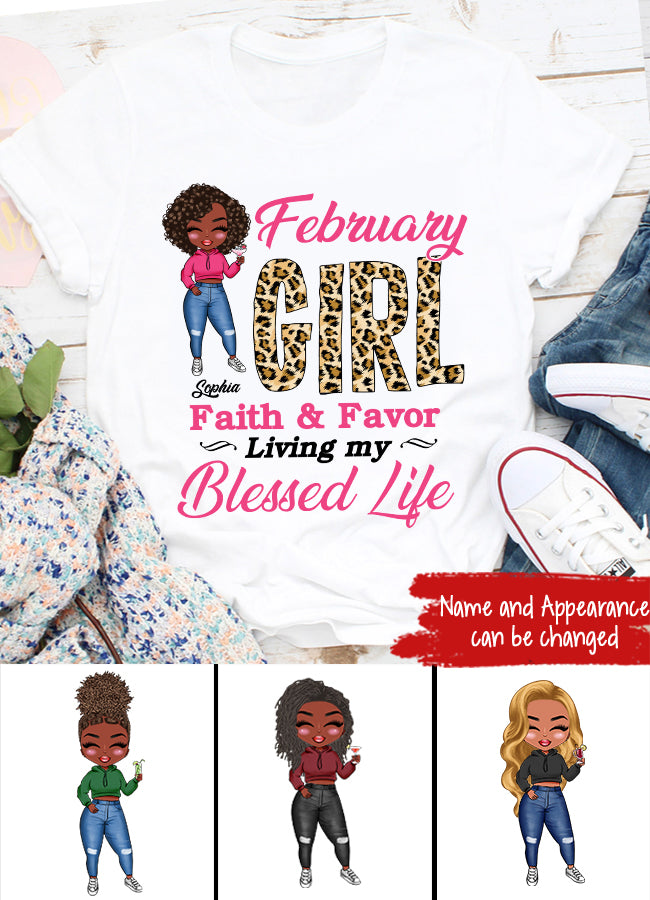 February Birthday Shirt, Custom Birthday Shirt, Queens Born In February, February Birthday Gifts, February shirts for Woman