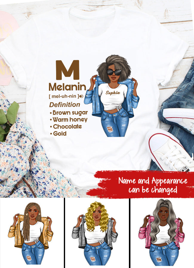 African American Shirt, African American woman Shirt, Melanin Shirt, Melanin Definition, Melanin Magic T-shirt