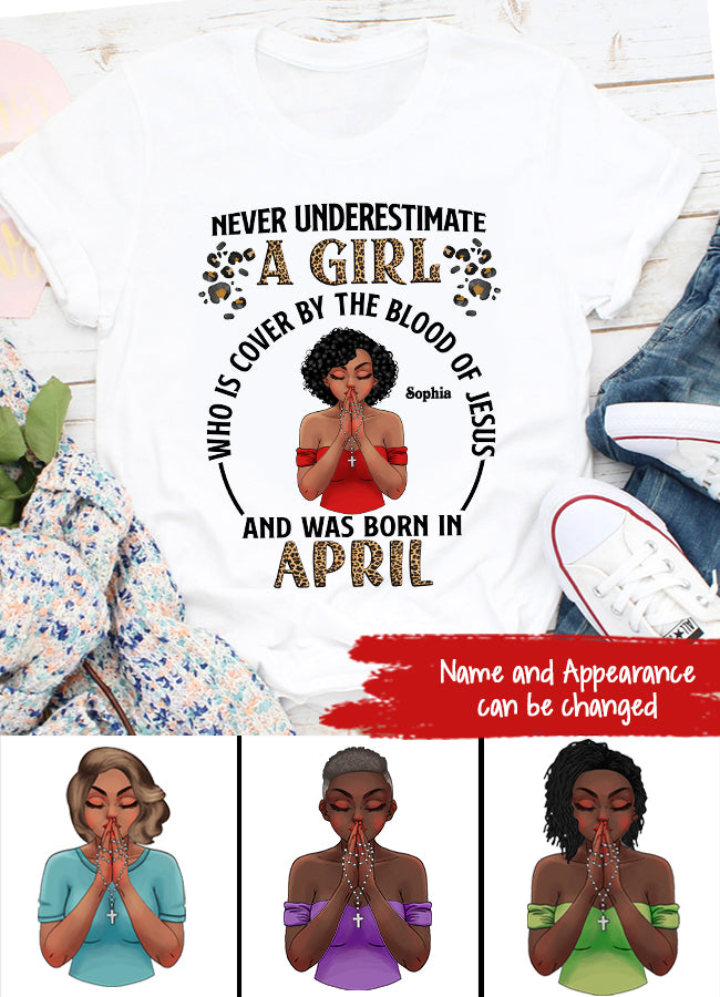 April Birthday Shirt, Custom Birthday Shirt, Queens Born In April, April Birthday Gifts, April shirts for Woman