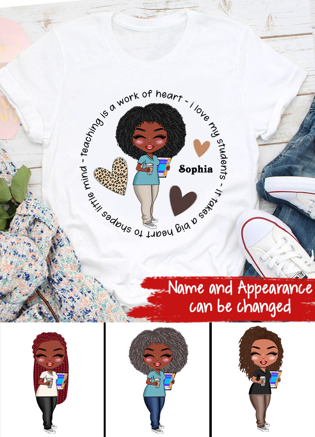 Teaching Is a Work of Heart Shirt, Teacher Gift, Teacher Shirt, Elementary School Teacher Shirt, Kindergarten Teacher Shirt, School Shirt