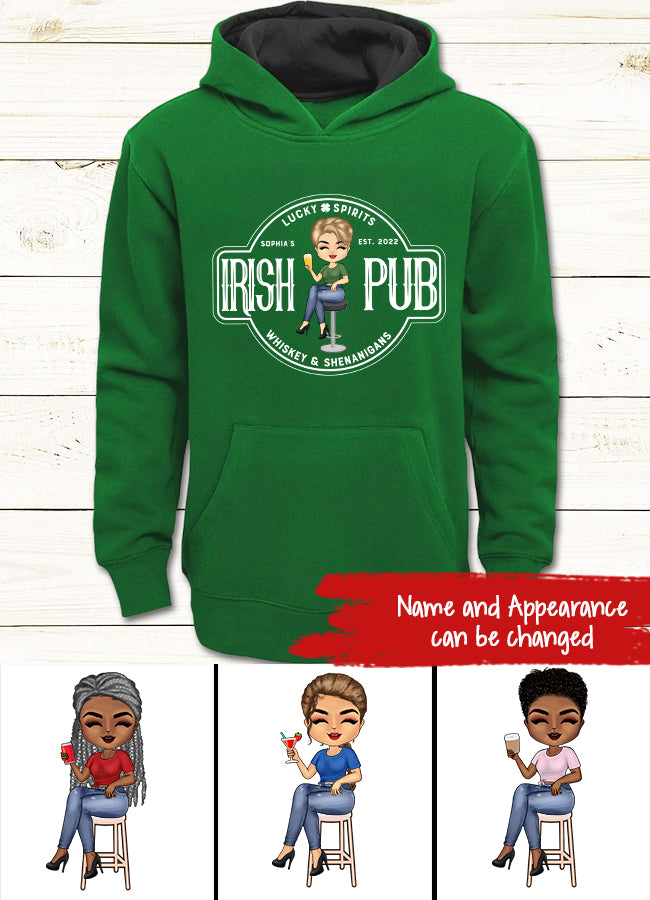Custom Irish Pub Shirt, Vintage Irish Shirt, Irish Birthday Gift, Personalized Irish Shirt, Retro St Patricks Day Shirt, Irish Shirt Gifts