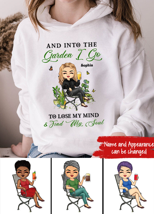 And Into The Garden I Go Gardening - Garden Sign - Personalized Custom Shirt