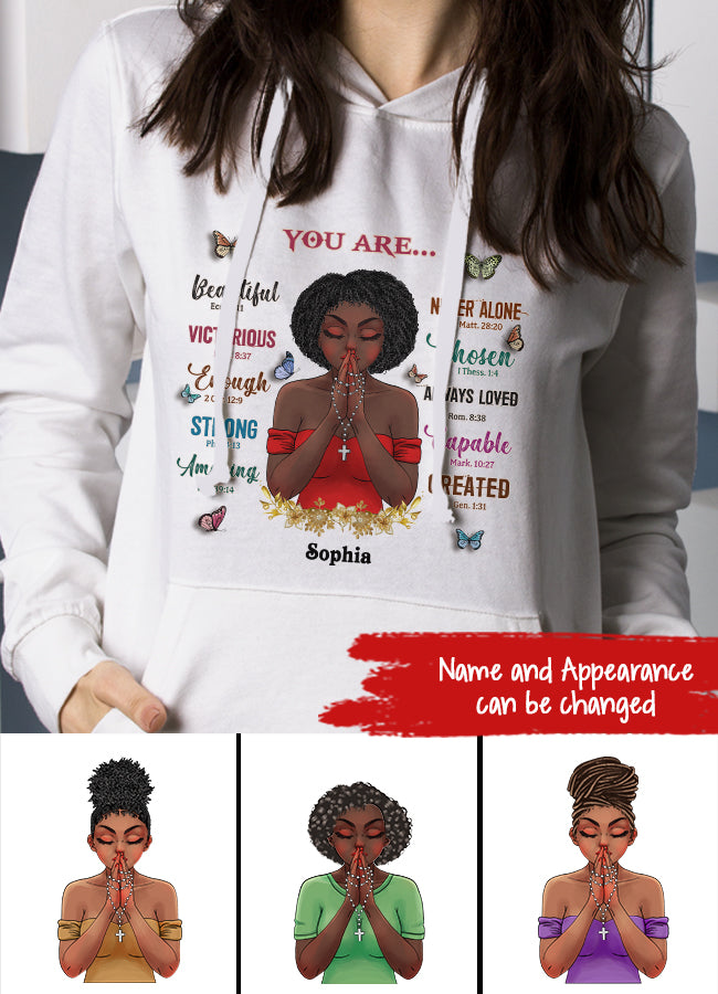 God Says You Are Shirt, Black Women Shirt, Black Girl Shirt, Black Girl You Are Beautiful Shirt, You Are Strong, You Are Enough