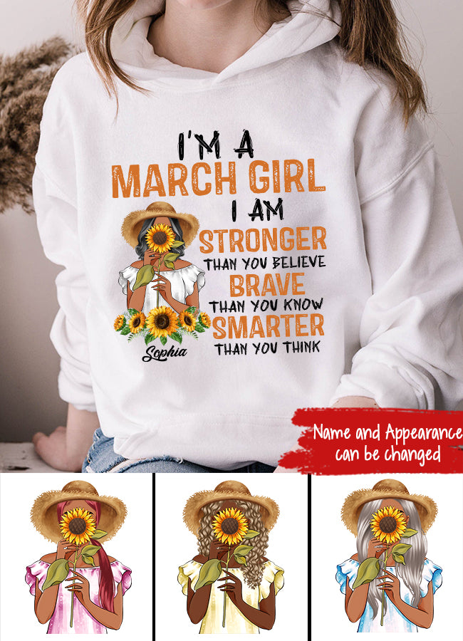 March Birthday Shirt, Custom Birthday Shirt, Queens Born In March, March Birthday Gifts, March shirts for Woman