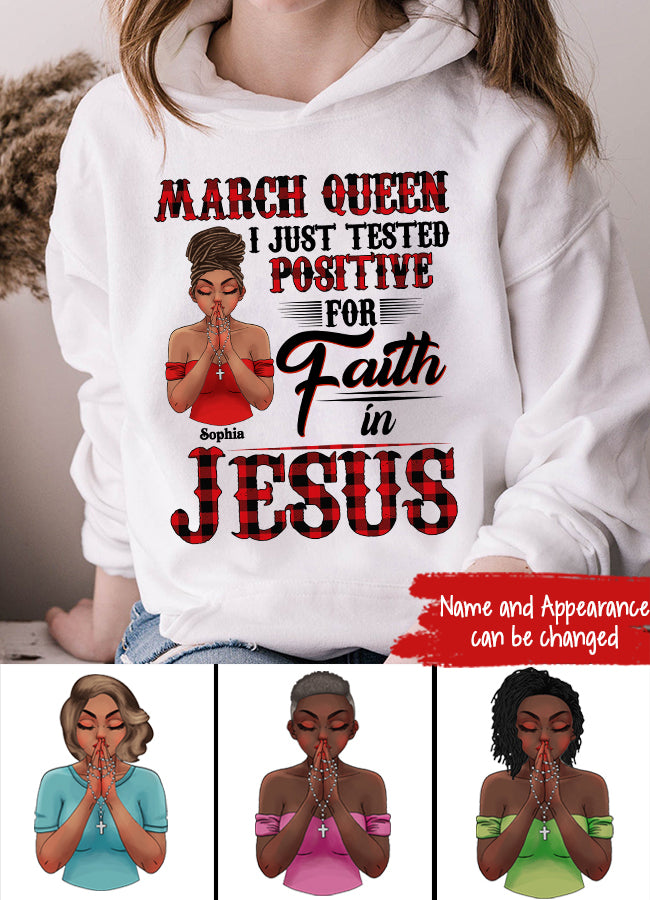 March Birthday Shirt, Custom Birthday Shirt, Queens Born In March, March Birthday Gifts, March shirts for Woman