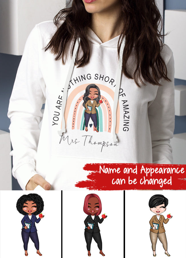 Personalised Teacher Shirt, Lockdown Teacher Gift, Personalised Teacher Gifts, Personalised Book Tee, Teaching Assistant Gift, Rainbow T-shirt