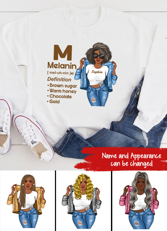 African American Shirt, African American woman Shirt, Melanin Shirt, Melanin Definition, Melanin Magic T-shirt