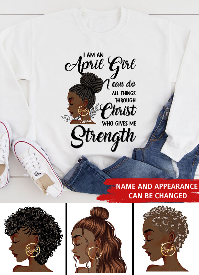 April Birthday Shirt, Custom Birthday Shirt, Queens Born In April, April Birthday Gifts, April shirts for Woman