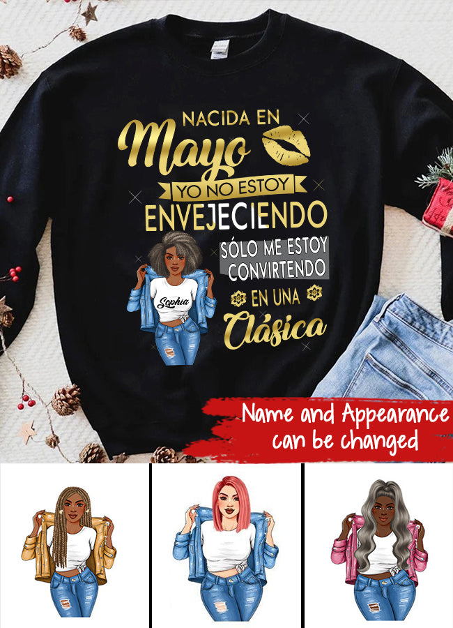 Camisa De Cumpleaños De Mayo, Camisa De Cumpleaños Personalizada, Reinas Nacidas En Mayo, Regalos De Cumpleaños De Mayo, Camisas De Mayo Para Mujeres