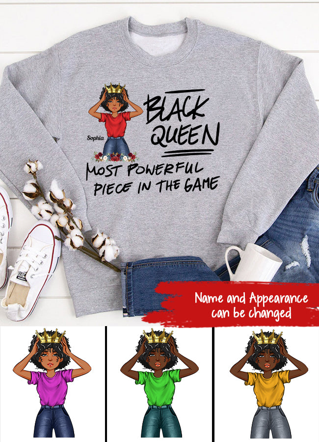 Black Queen Nutrition Facts - Personalized T Shirt- Birthday Gift For Sista, Black Woman