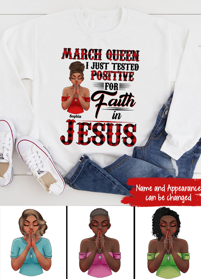 March Birthday Shirt, Custom Birthday Shirt, Queens Born In March, March Birthday Gifts, March shirts for Woman