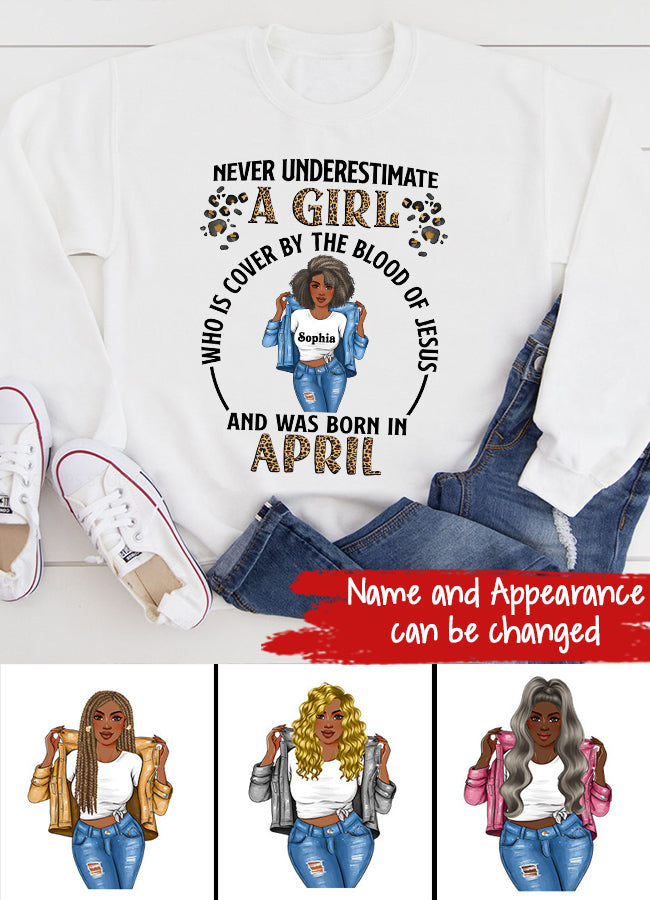 April Birthday Shirt, Custom Birthday Shirt, Queens Born In April, April Birthday Gifts, April shirts for Woman