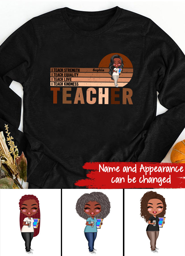 Inspirational Teacher Shirt, Black Teacher Shirt, Black History Month Shirt,Teacher Gift, African American Teacher Shirt, Black Power Shirt