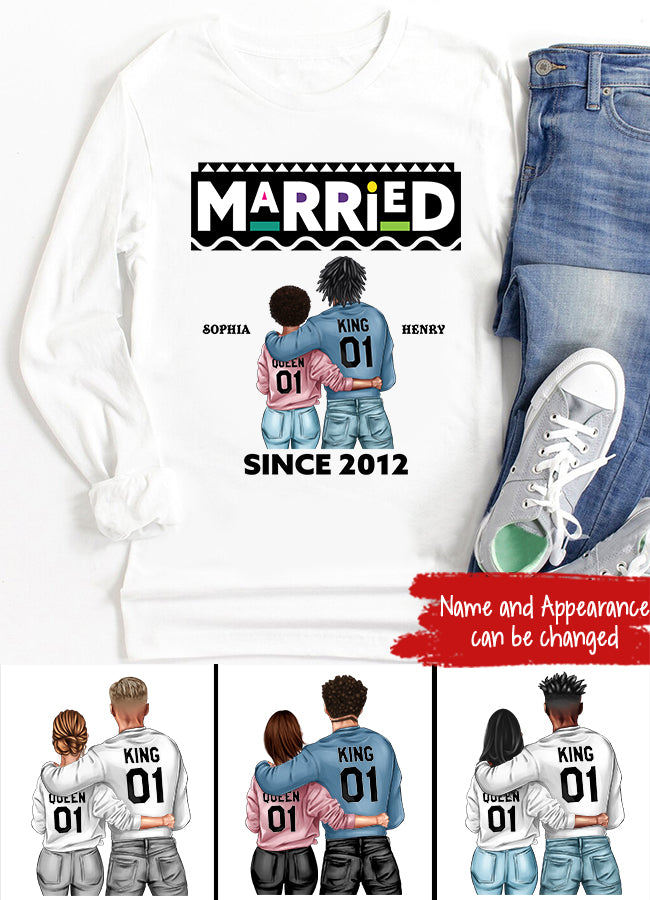 Married For Life Husband And Wife Shirt