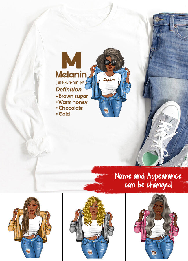 African American Shirt, African American woman Shirt, Melanin Shirt, Melanin Definition, Melanin Magic T-shirt