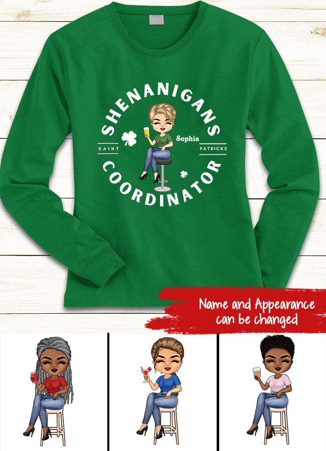 Shenanigans Coordinator Shirt, Lucky Women Sweat, St Patricks Day Sweater, Irish Sweatshirt, St Patty‘s Day