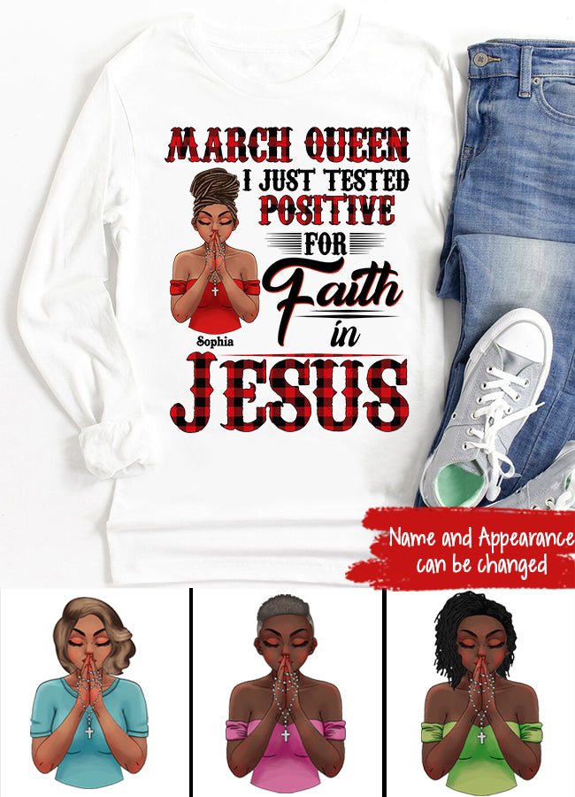 March Birthday Shirt, Custom Birthday Shirt, Queens Born In March, March Birthday Gifts, March shirts for Woman