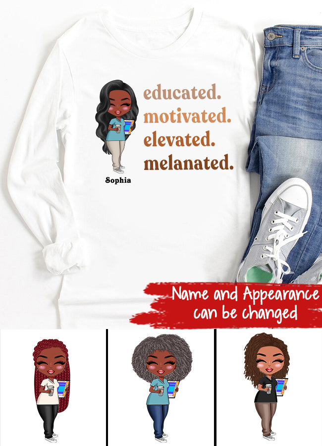 Black Teachers Magic Tshirt, Afro Melanin African American Teacher Shirts, Black Teacher Gifts, Black History Month Shirt for Teachers