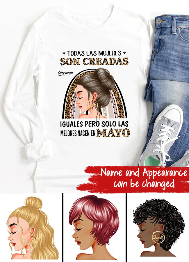 Camisa De Cumpleaños De Mayo, Camisa De Cumpleaños Personalizada, Reinas Nacidas En Mayo, Regalos De Cumpleaños De Mayo, Camisas De Mayo Para Mujeres