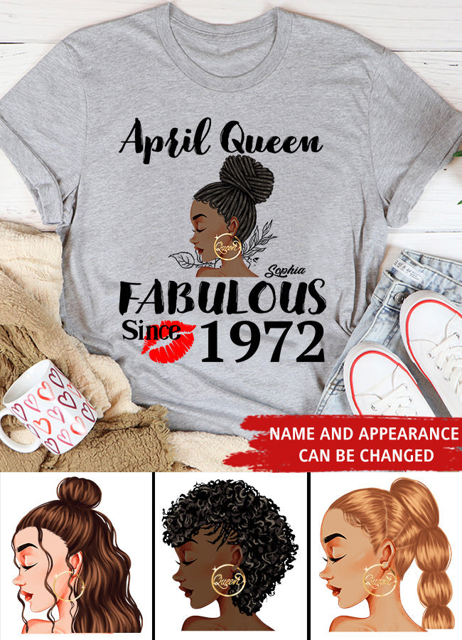 April Birthday Shirt, Custom Birthday Shirt, Queens Born In April, April Birthday Gifts, April shirts for Woman