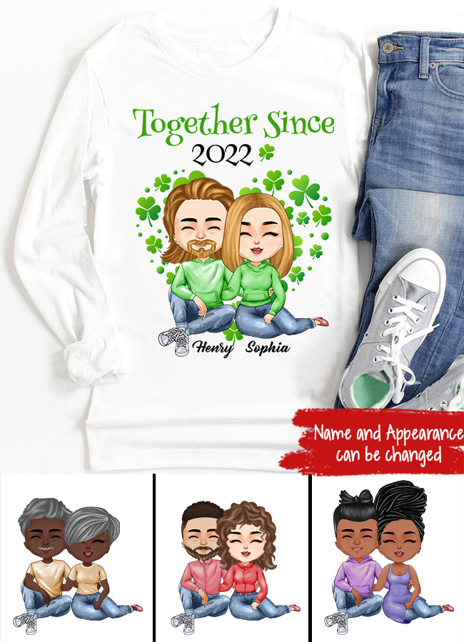 Together Patrick Day Shirt, St. Patricks Day Shirt, Shamrock Lucky Lips, Four Leaf Clover, Shamrock Shirts, Patrick‘s Day, Irish Tshirt