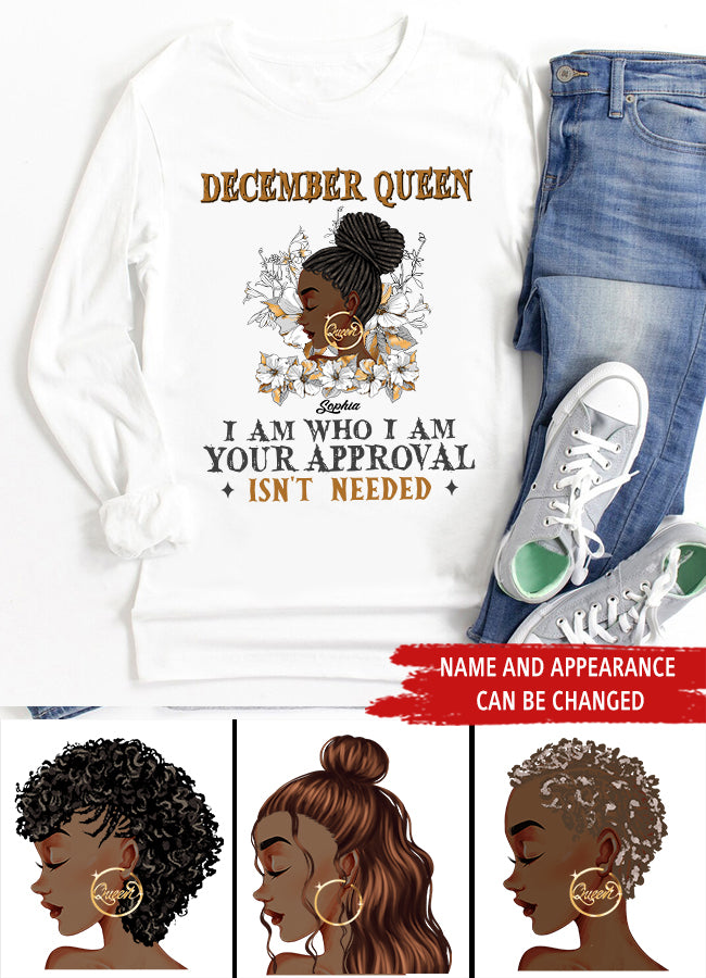 December Birthday Shirt, Custom Birthday Shirt, Queens Are Born In December, December Birthday Shirts For Woman, December Birthday Gifts