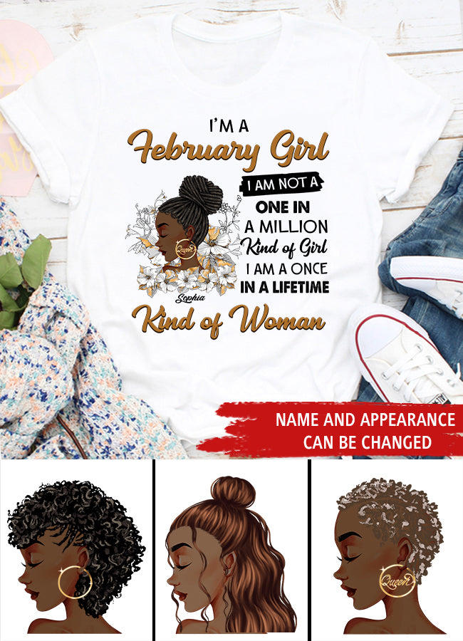 February Birthday Shirt, Custom Birthday Shirt, Queens was Born In February, February Birthday Shirts For Woman, February Birthday Gifts