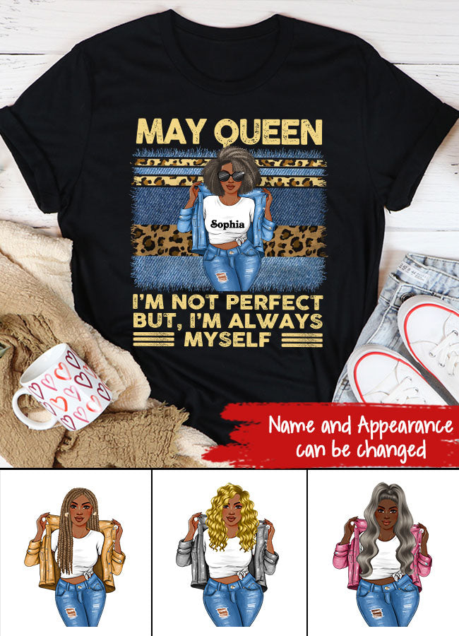 May Birthday Shirt, Custom Birthday Shirt, Queens Born In  May, May Birthday Gifts,  May Birthday Gifts